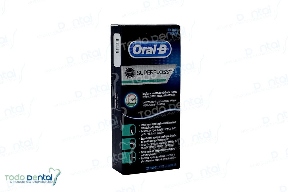 Hilo super floss oral-b – Deposito Todo Dental