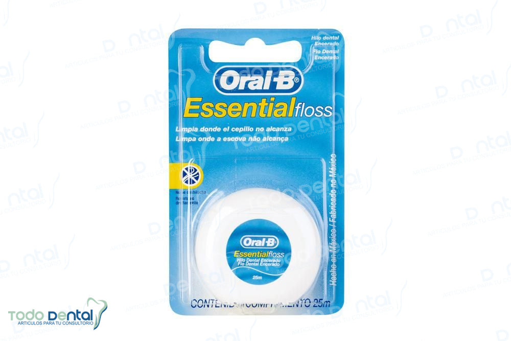 Oral-B Hilo dental esencial encerado - cada uno, paquete de 5