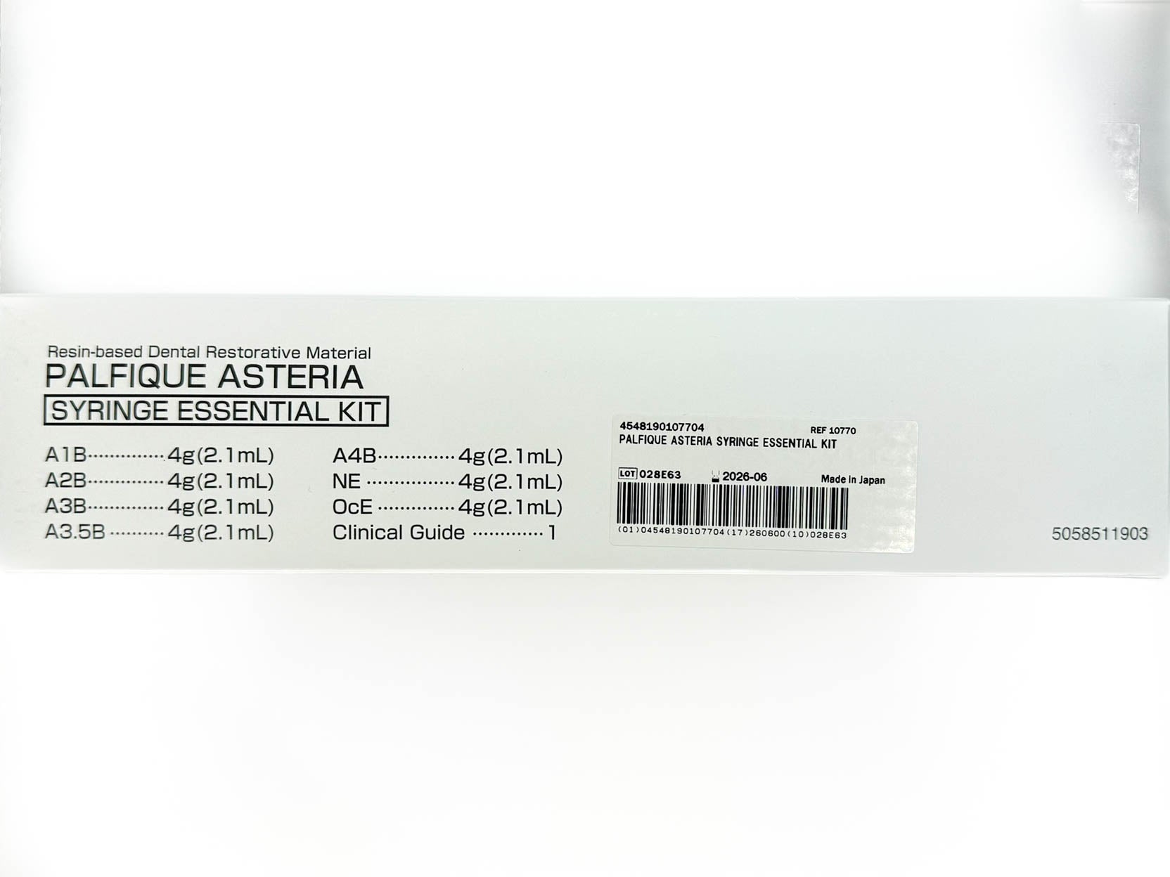 Palfique Asteria Syringe Essential Kit