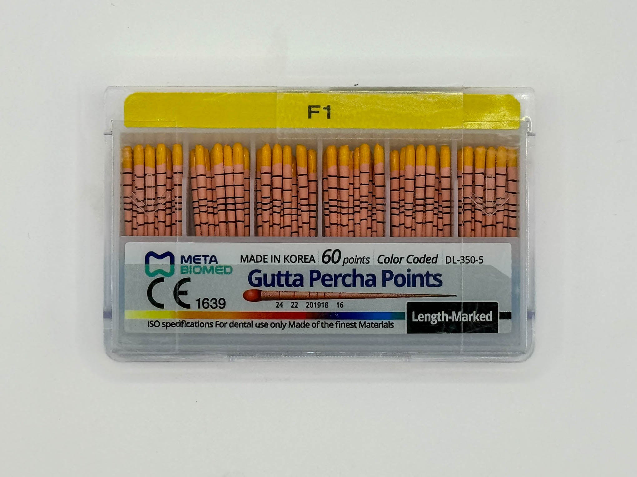 Gutta percha lm f1 tipo protaper metabiomed