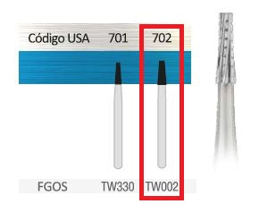 Fresa de carburo Endo Ibident