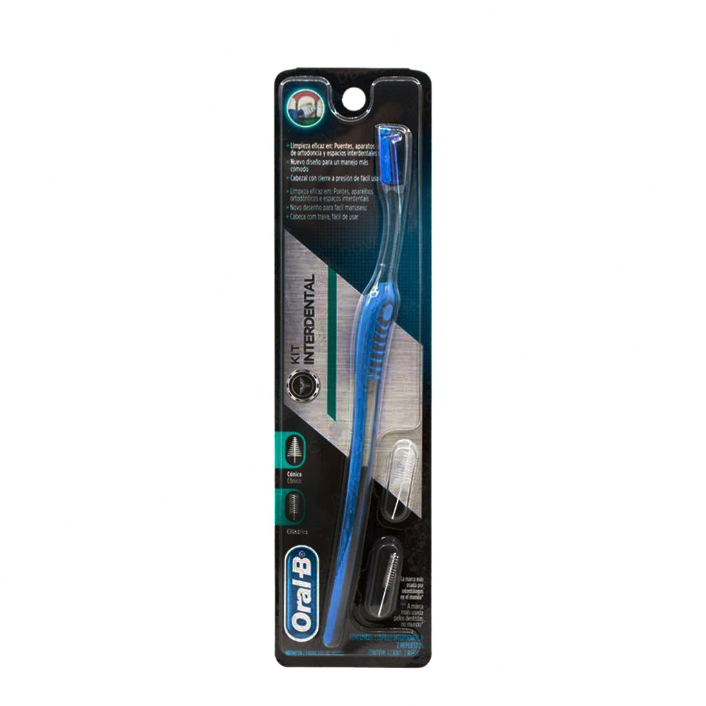 Mango interdental c/2 repuestos oral-b