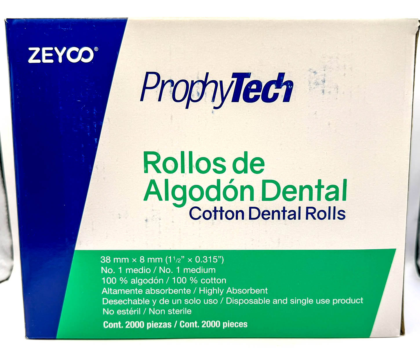 Rollo de algodon no.1 c/2000 rollos