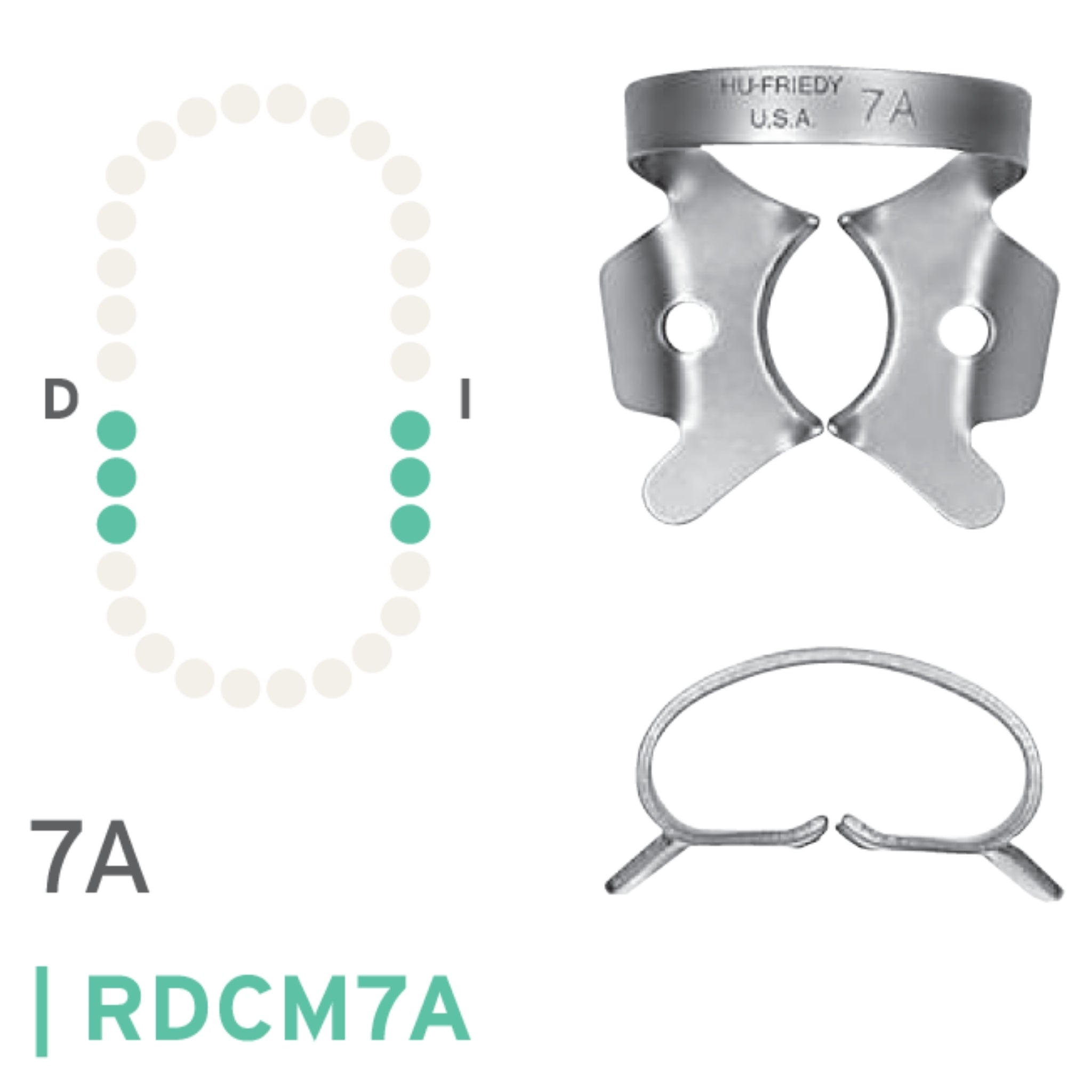 Grapa #7a para molares inferior hu-friedy