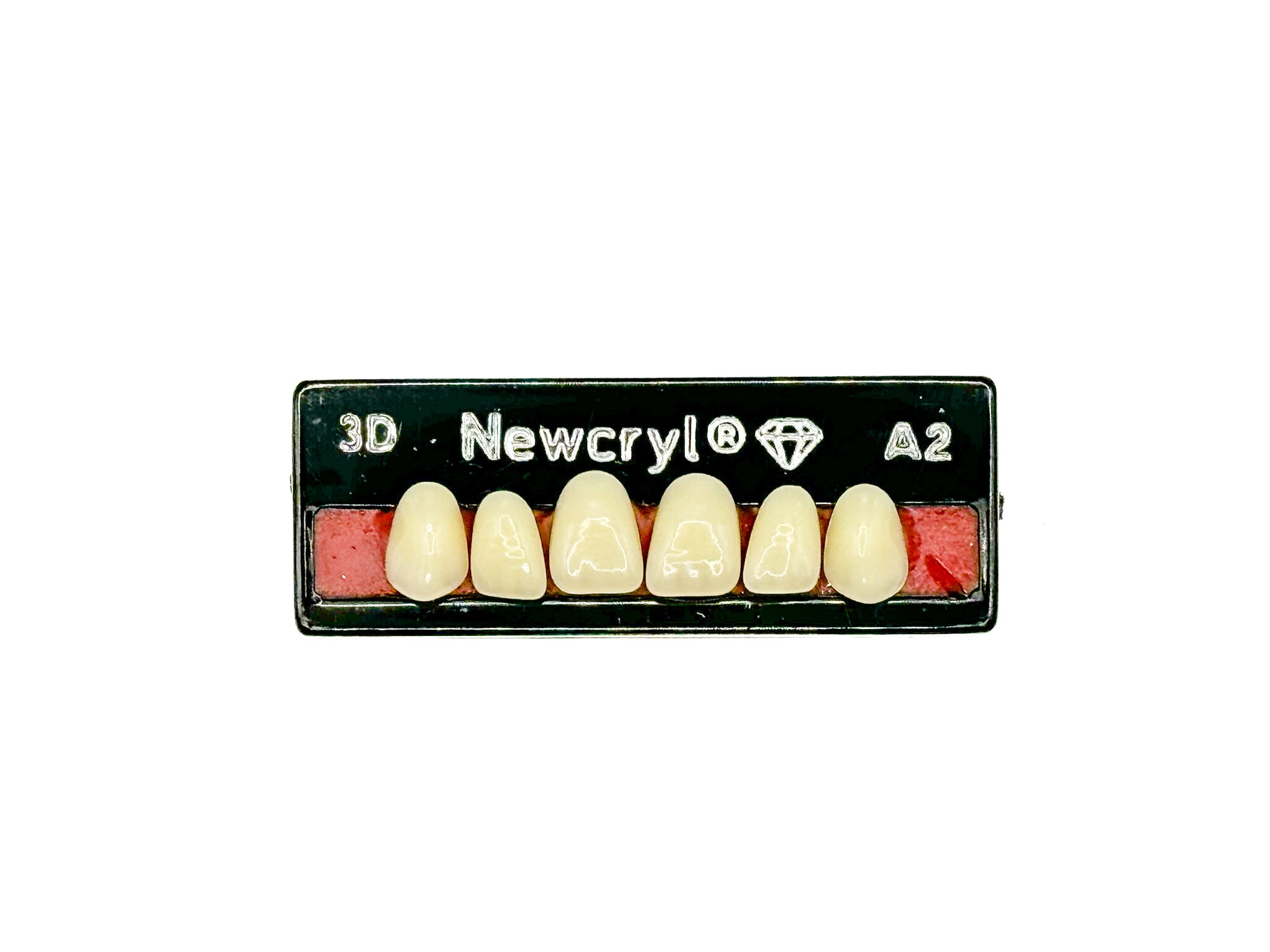 Dientes newcryl x 6 sa 3d col a2