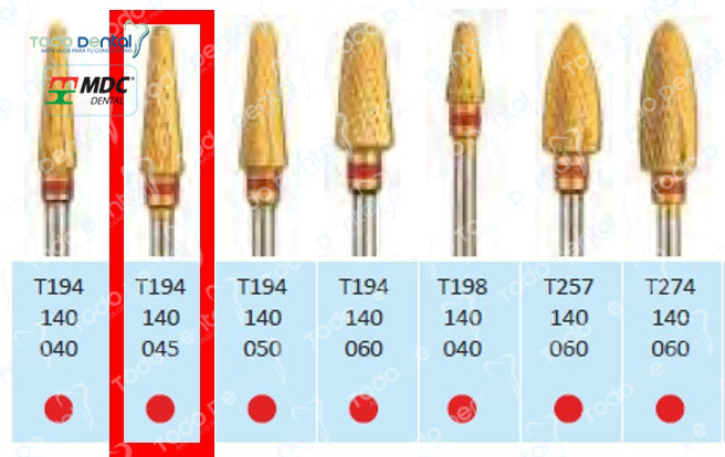 Freson de carburo de tungsteno Horico y Brasseler