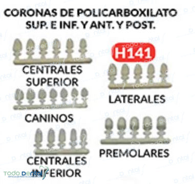 Corona de policarboxilato c/u