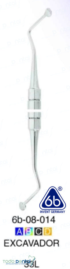 Excavador para endodoncia 33l hexagonal