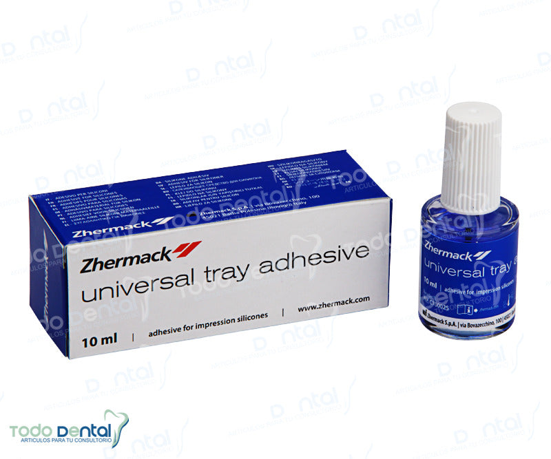 Universal tray adhesive adhesivo de silicones a cubetas de metal