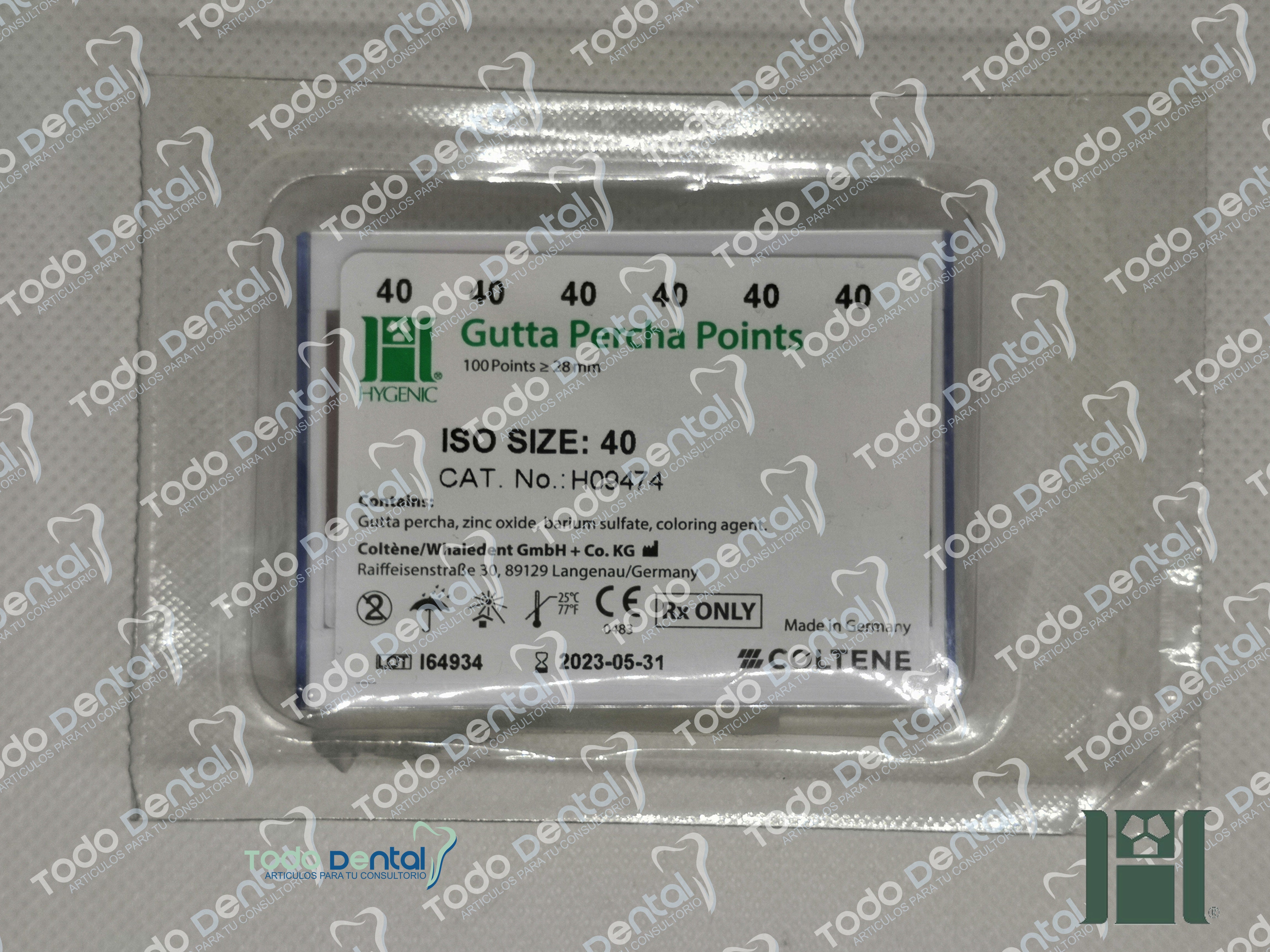 Puntas de gutta percha Hygenic