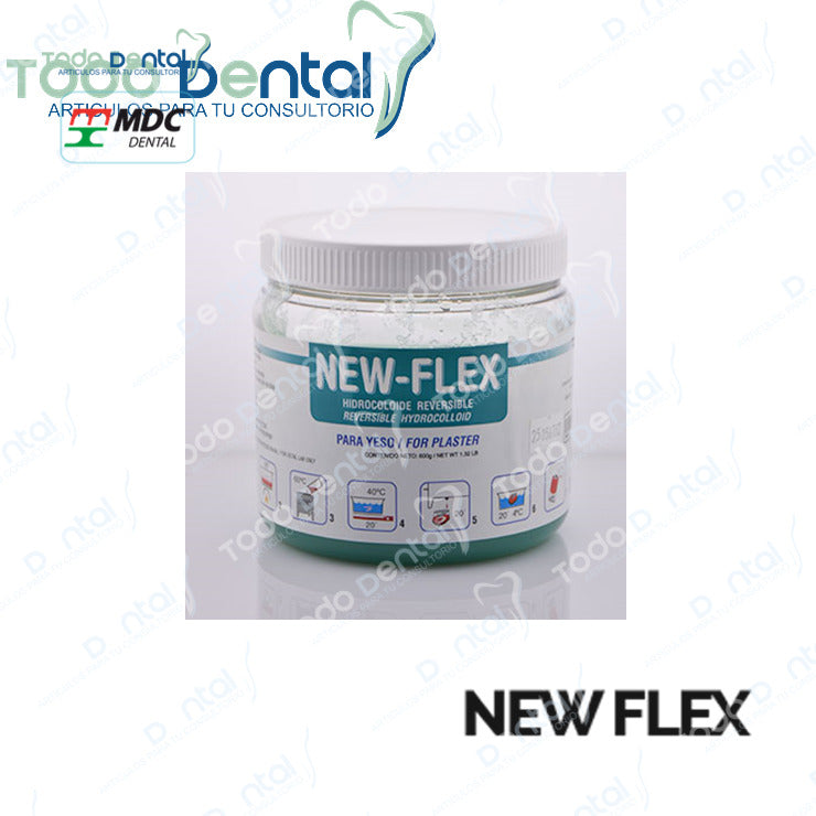 New flex verde 500 g. Dupli. De yeso (hidrocoloide)